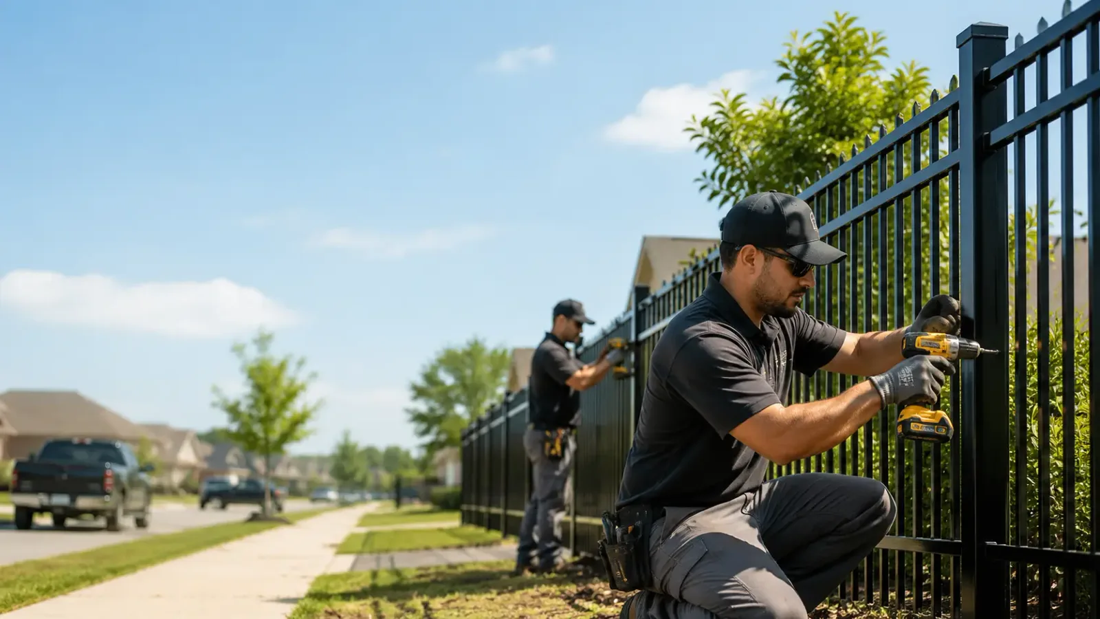 Metal Fence Installation in Midway, GA